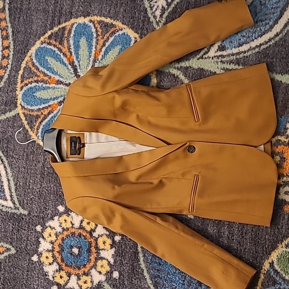 JCrew Parke Blazer in Hthr Caramel